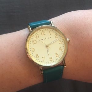 Anne Klein Leather Watch